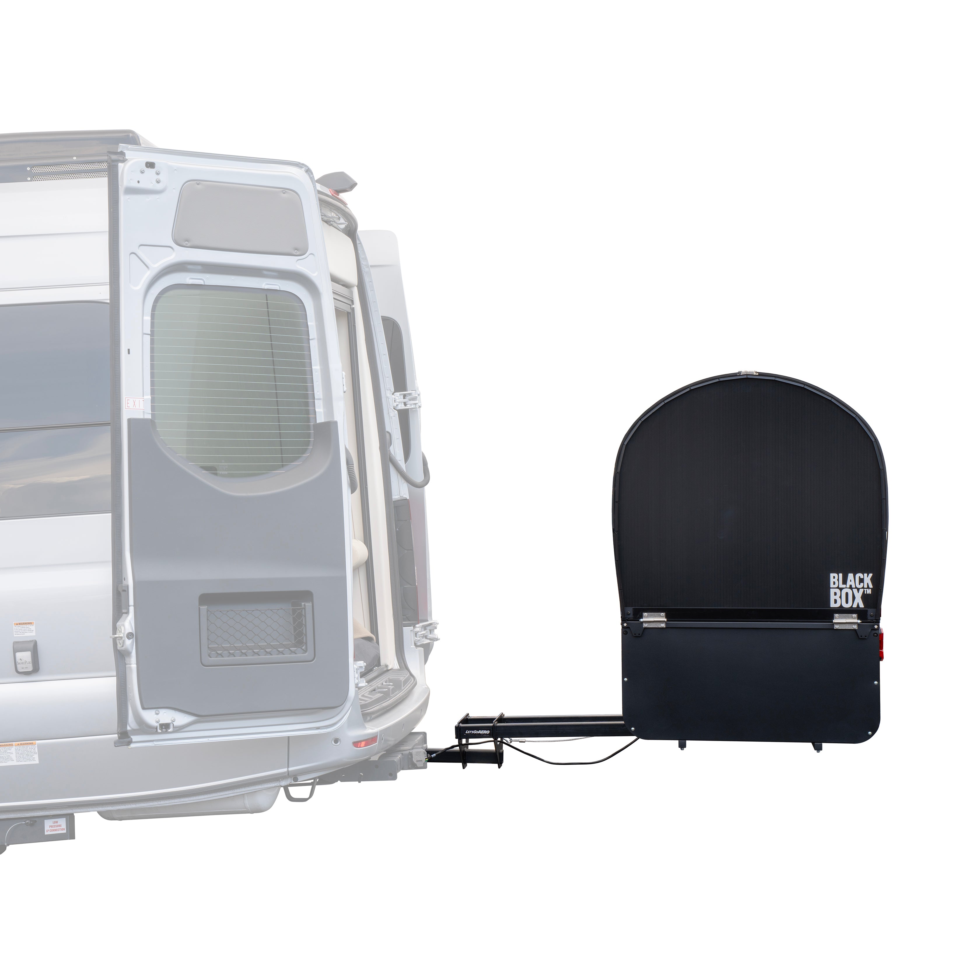 Travel discount trailer rack