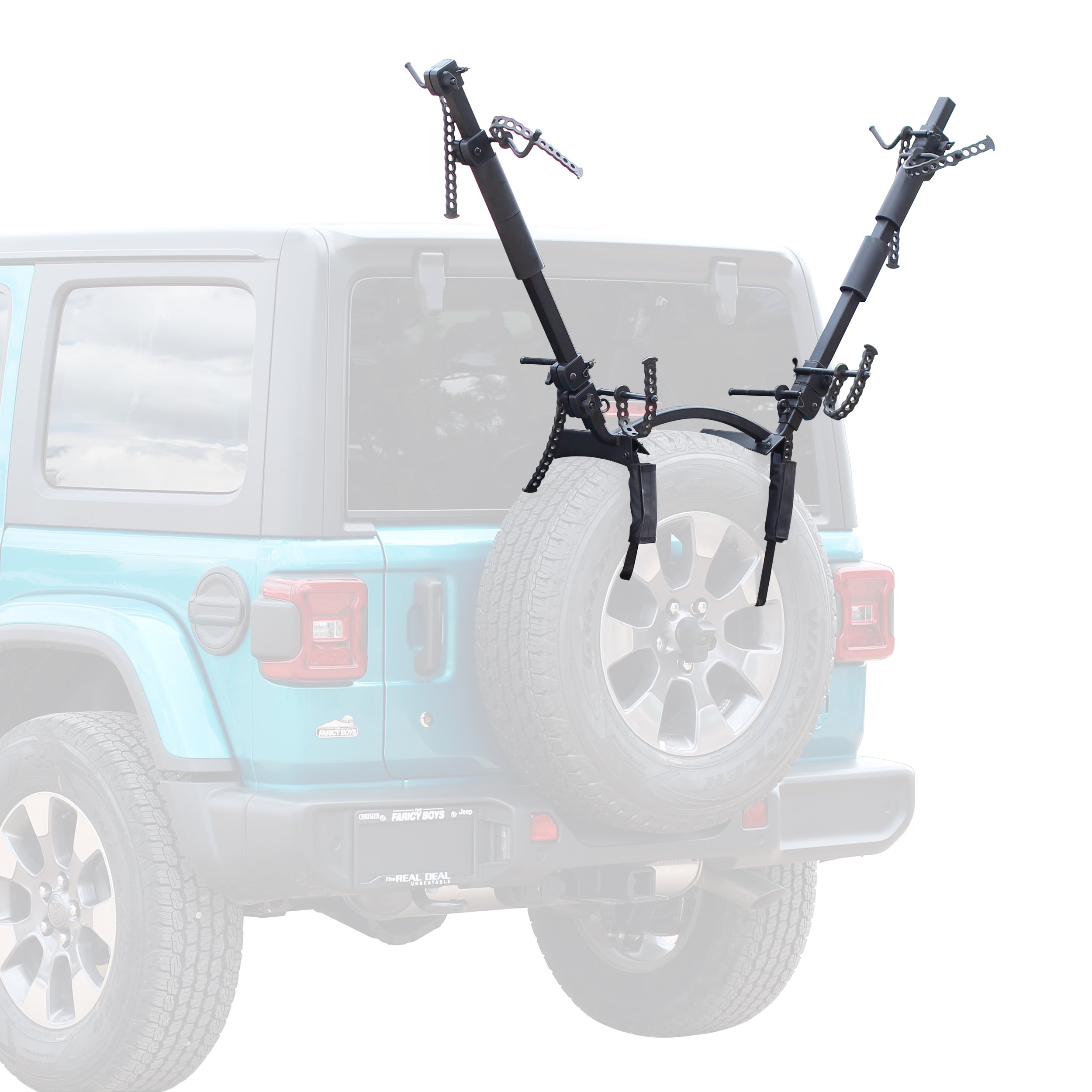 Bike rack hot sale tire holder