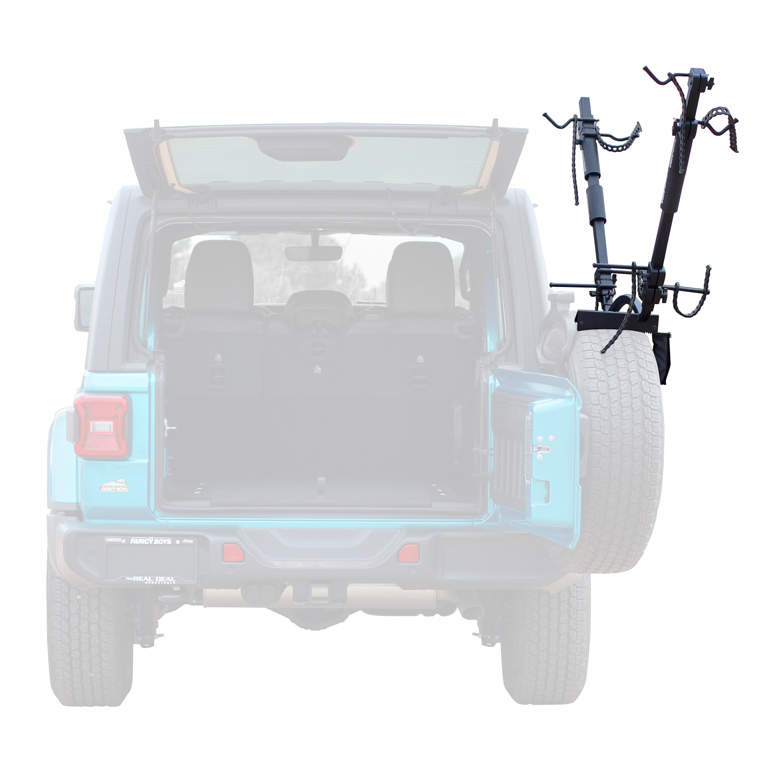 Bike rack for best sale suv with spare tire