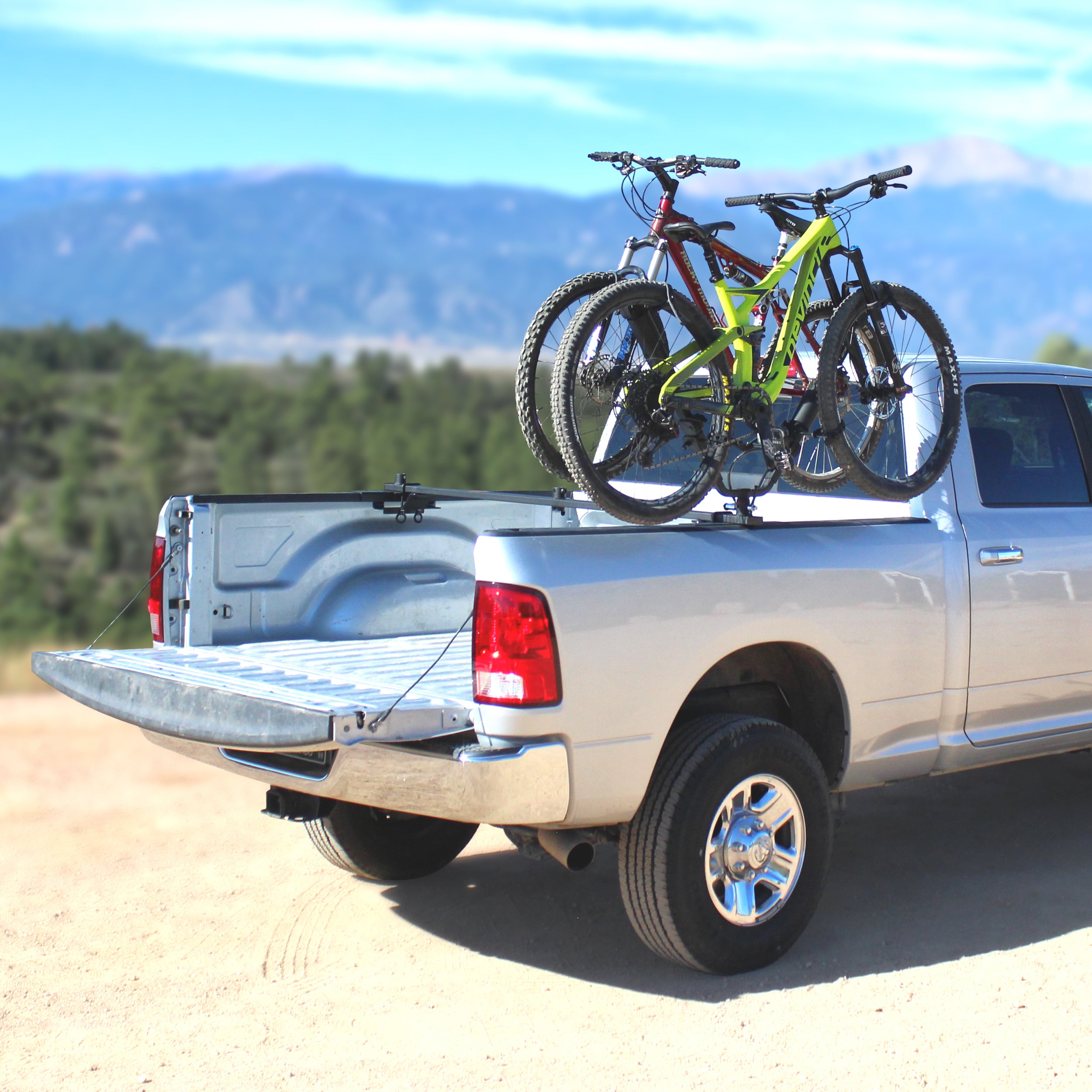 Bike stand for online truck bed