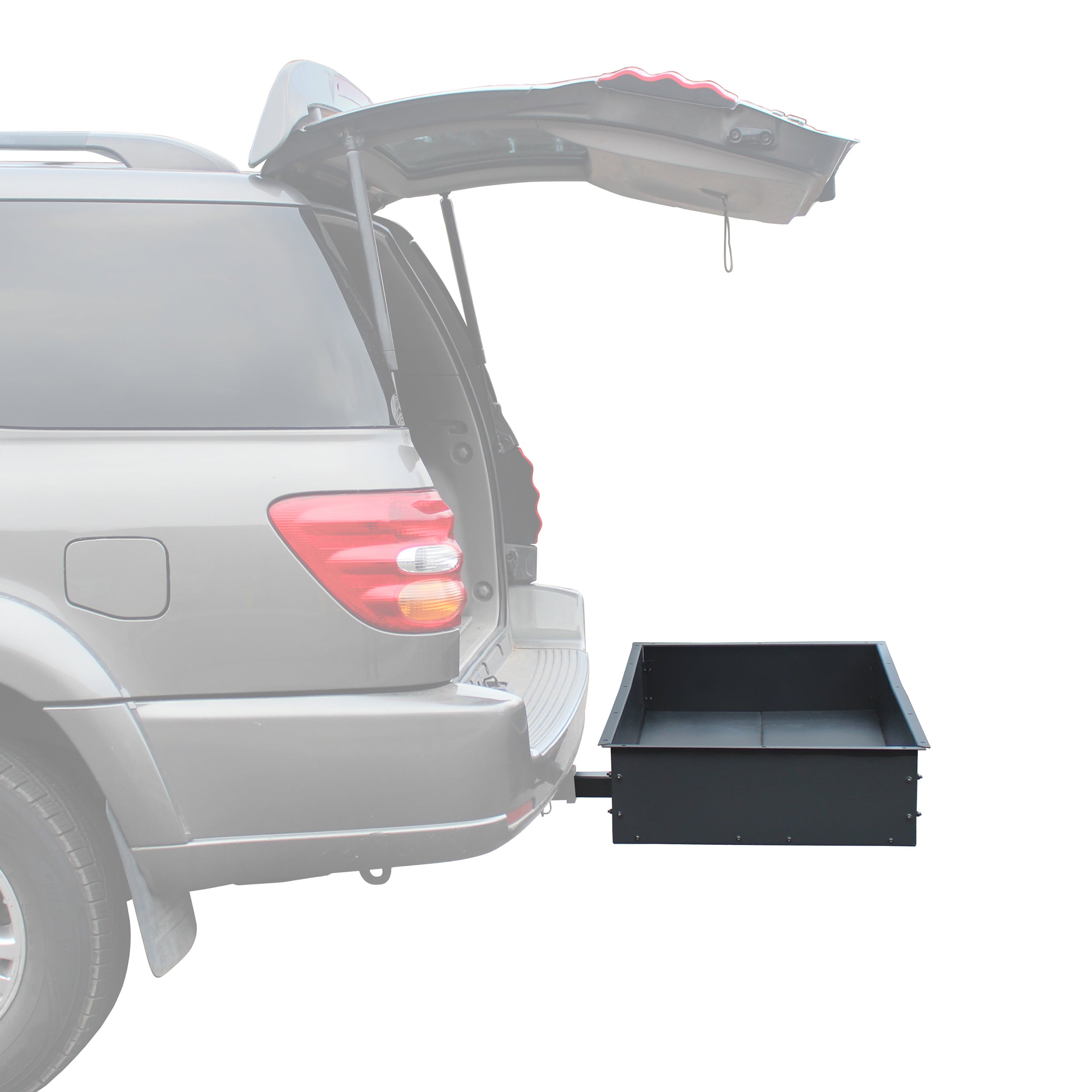 Swing arm hitch online cargo carrier